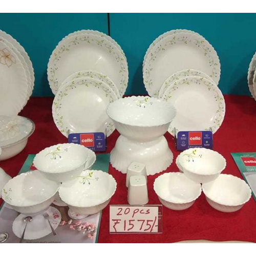 White Ceramic Crockery Set
