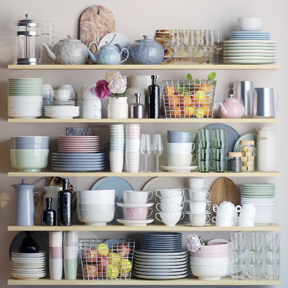 Agarwal White Exclusive Crockery, For Home