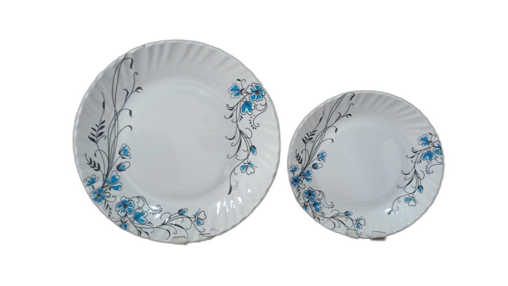 maisha White Melamine Dinner Set, For Home, 41