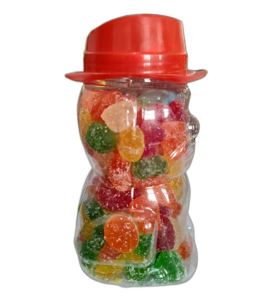 Sweet Multicolor JUB JUB Jelly Candy, Packaging Type: Plastic Jar, Packaging Size: 350g