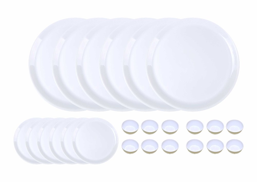 Mehul Plastic Mini Dinner Set Of 24 Pcs, Packaging Type: Box