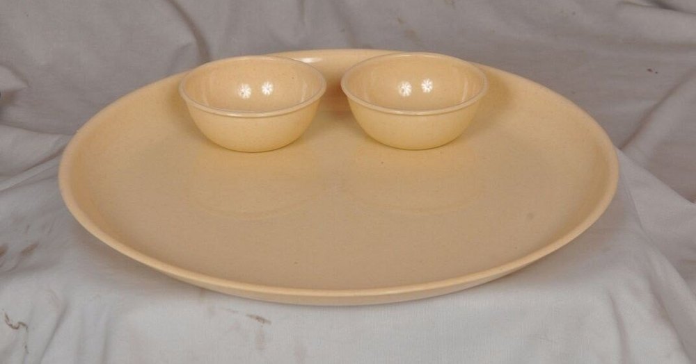 GRAY Printed Plastic Dinner Set, For Restaurant, 3