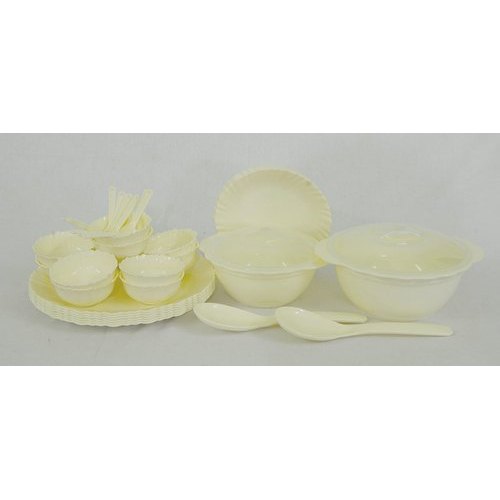 Bharat Lemon Plastic Dinner Set, For For Dinner, Packaging Type: Box