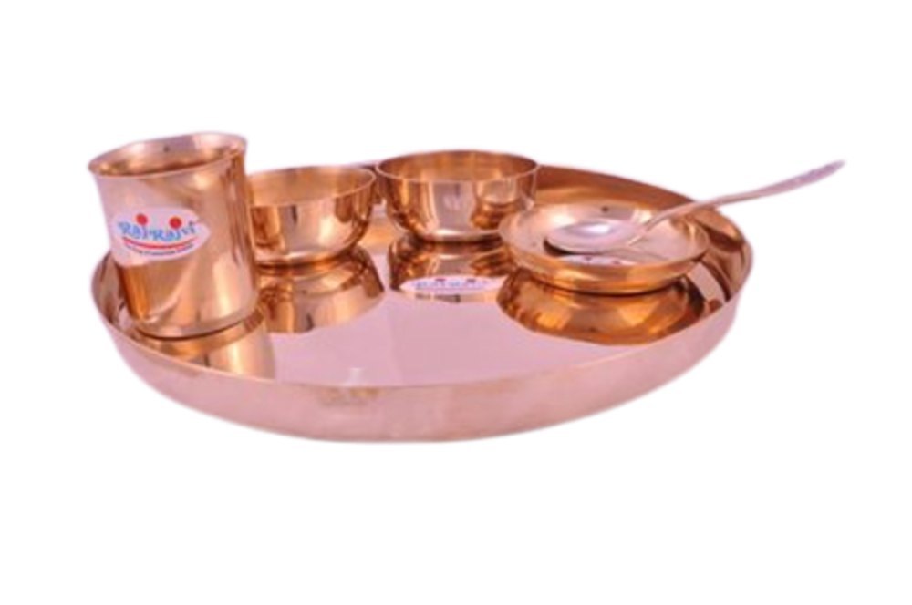 Mirror Finish Bronze Dinner Set, For Home
