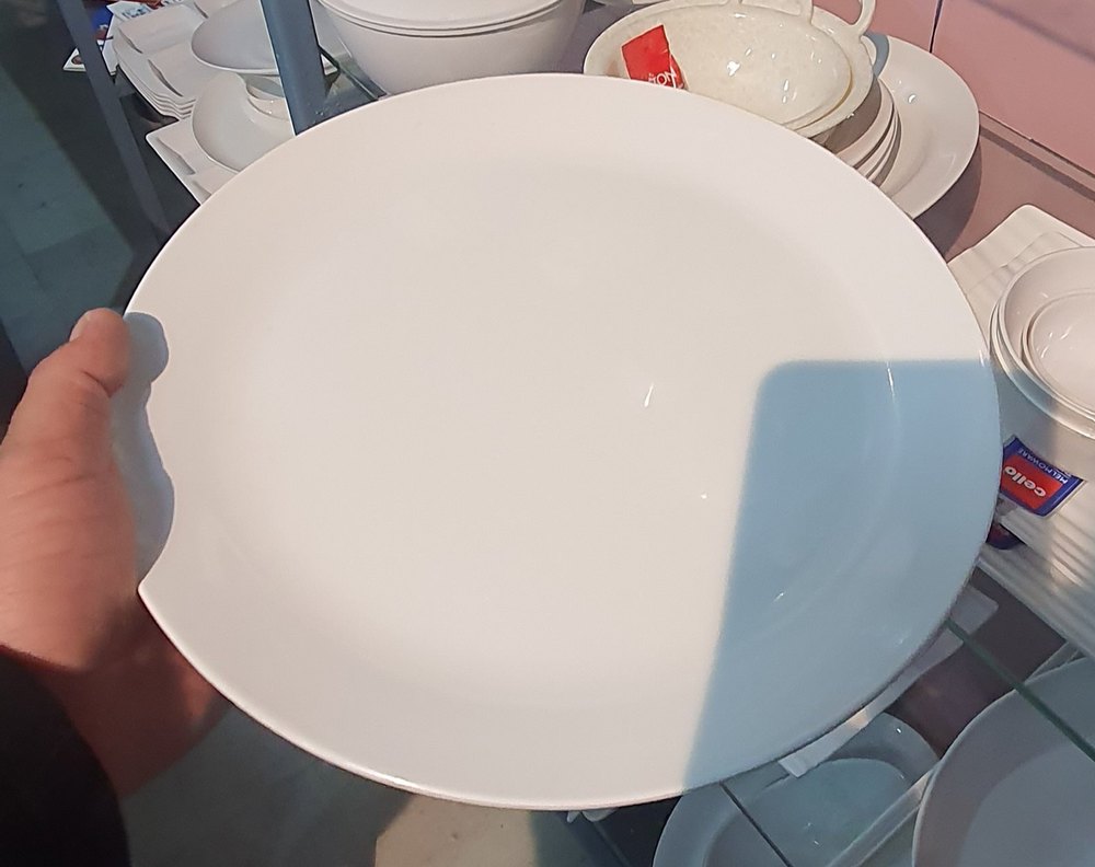 White Bone China Plate