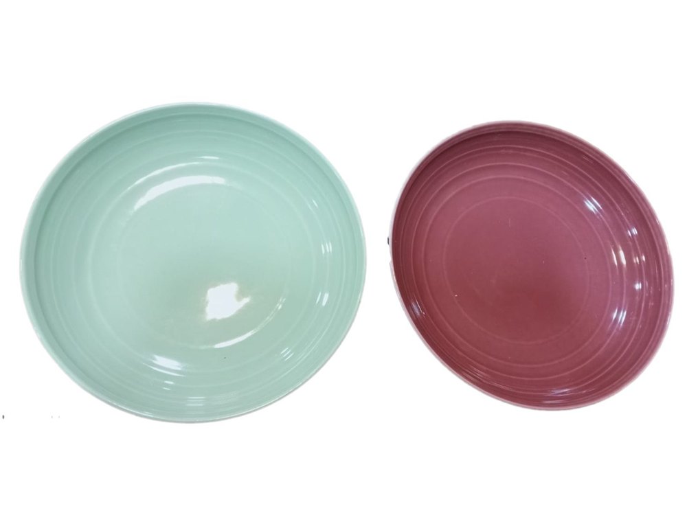 Magenta Bone China Full Plate