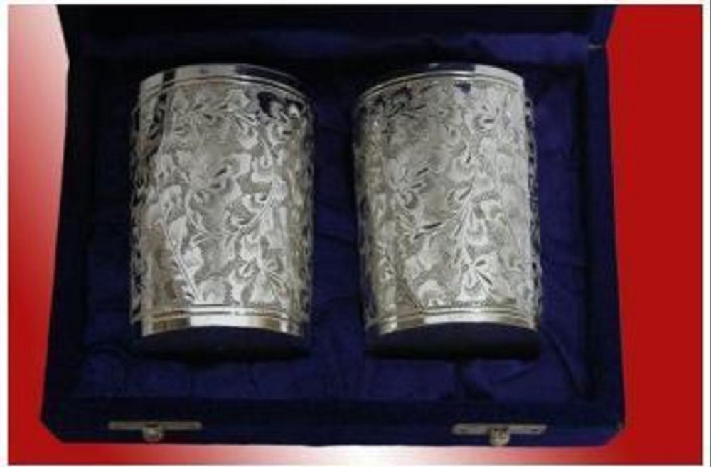Stainless Steel silver Glass Dinner Set, For Home