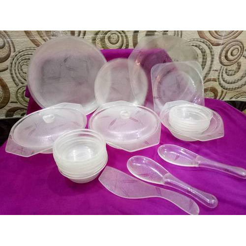 Preet Trader Acrylic Transparent Dinner Set