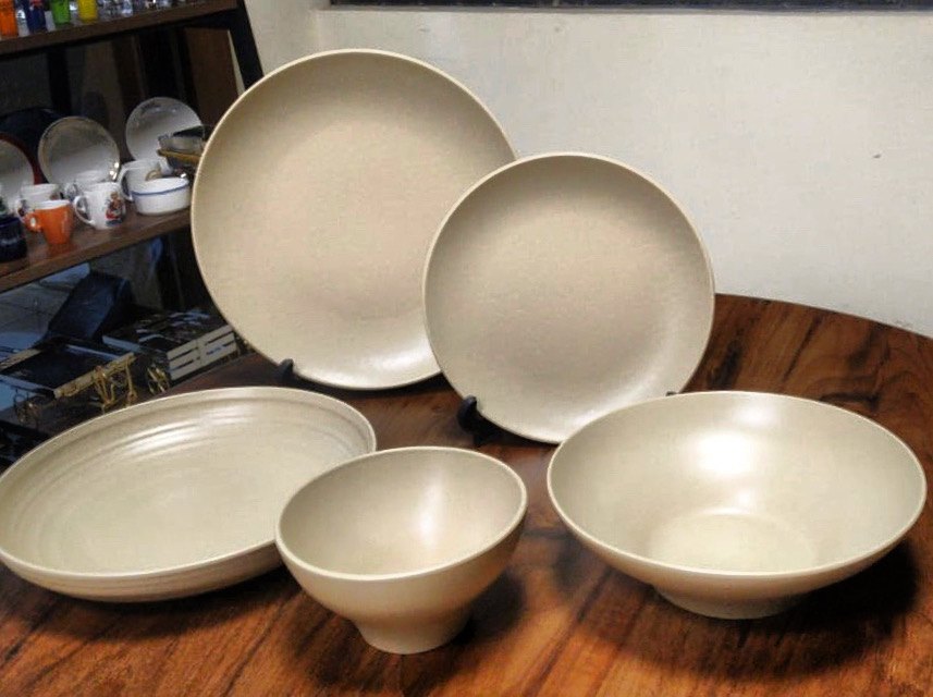 Silver Melamine Porcelain Crockery, For Home