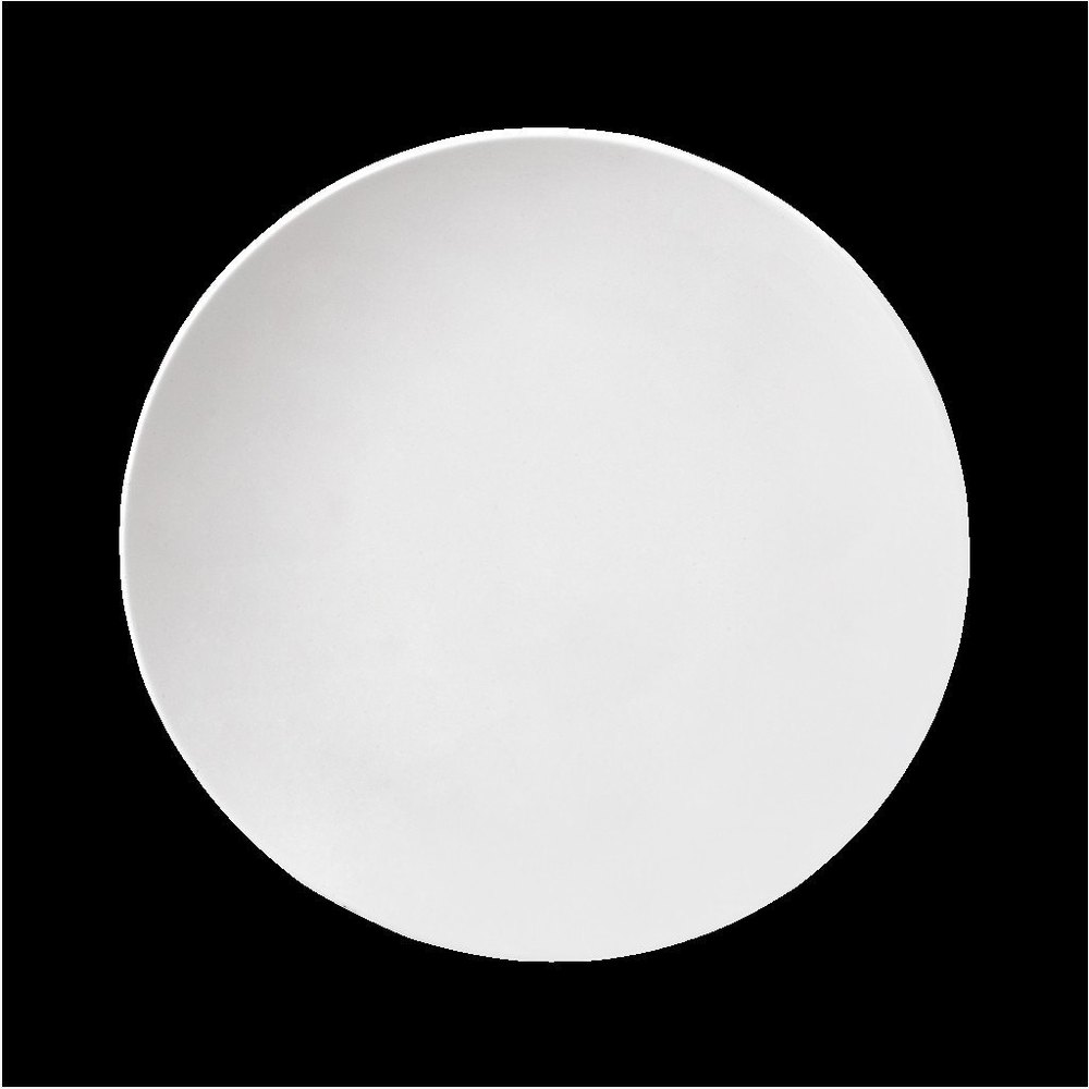 Ivory Dinner Plates Porcelain, 12