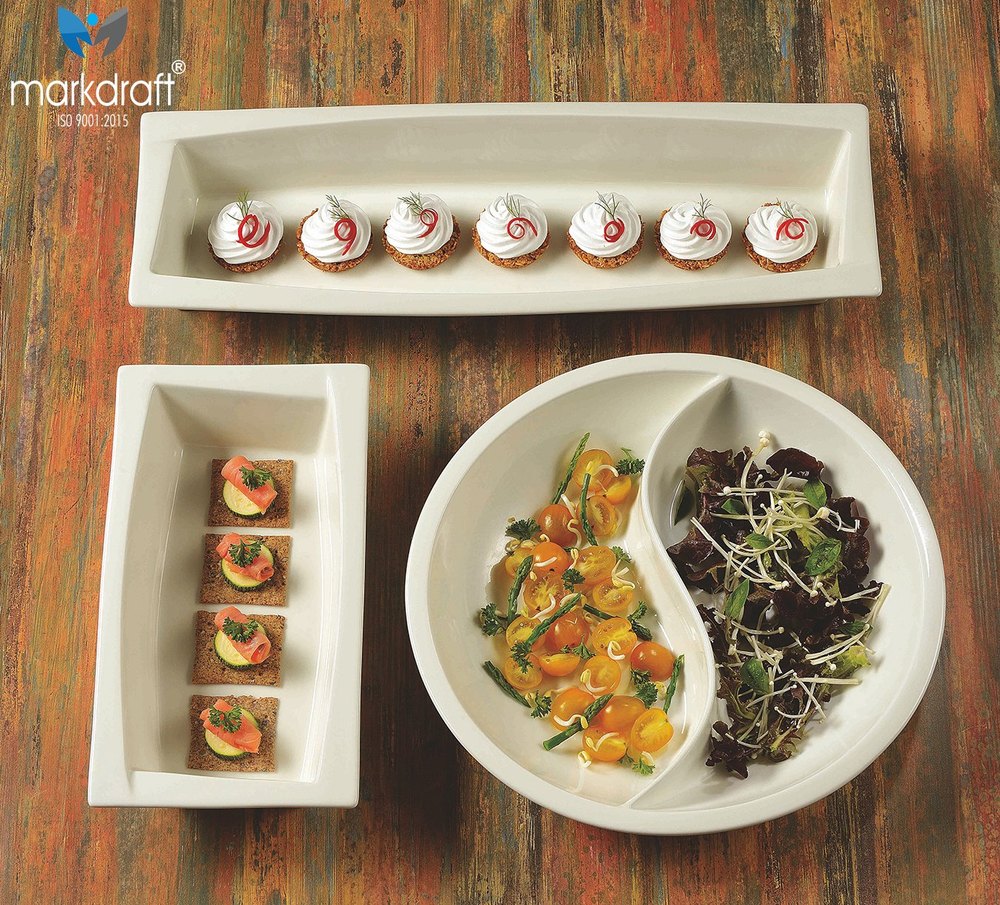 Buffet Range Porcelain, For Hotel/Restaurant, Size: 354x325MM