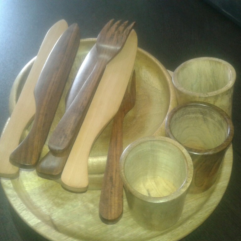 Wooden Dinner Set