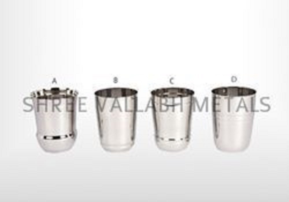 Stainless Steel Silver Hotel Glasses