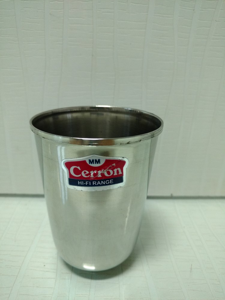Cerron SS Water Drinking Glass, Packaging Type: Box, Capacity: 200-250 Ml
