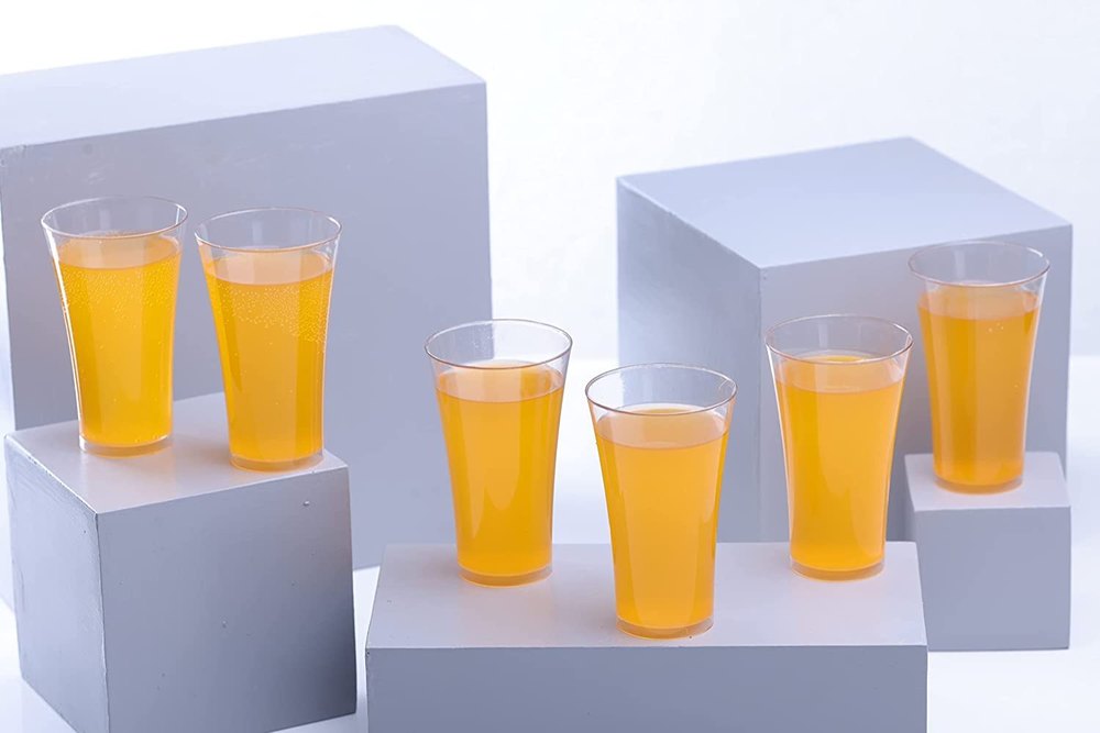 Transparent Plastic Juice Glass, For Home, Capacity: 250 ml