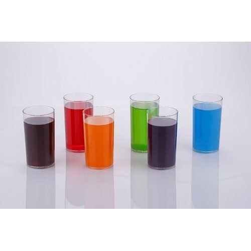Plain Plastic Clear Glass