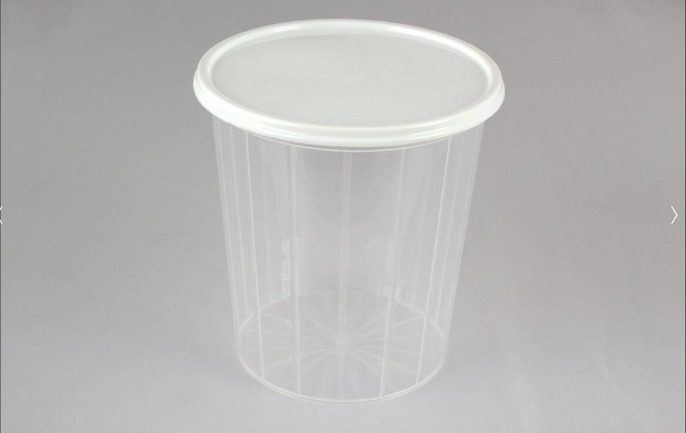 Transparent S1000 ml Plastic Glass Seal Closed, For Food Storage