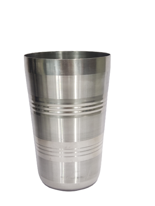 Round Stainless Steel Glass, For Drinking