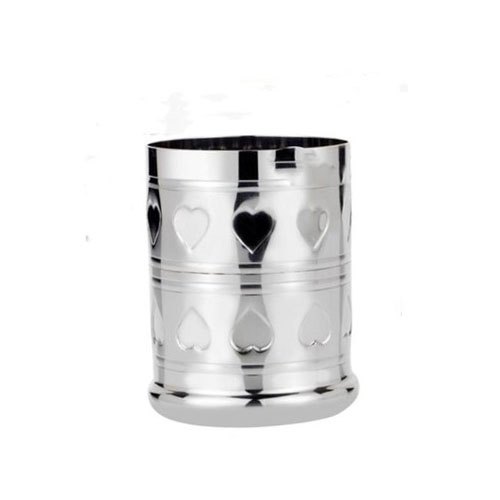 Round Stainless Steel Water Drinking Glass, Material Grade: 202, Capacity: 350 ML