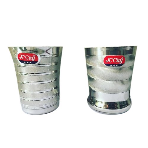 Stainless Steel Glasses with Design, For Home, Capacity: 250 Ml