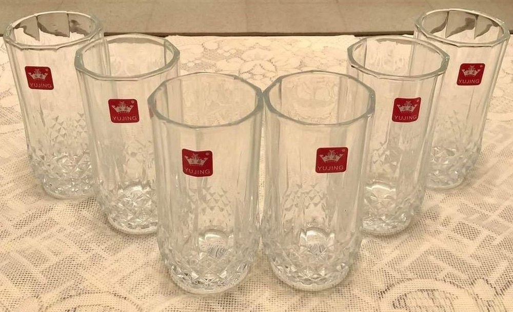280ml Drinking Water Glass, For Home and Restaurant, Size: 5inch