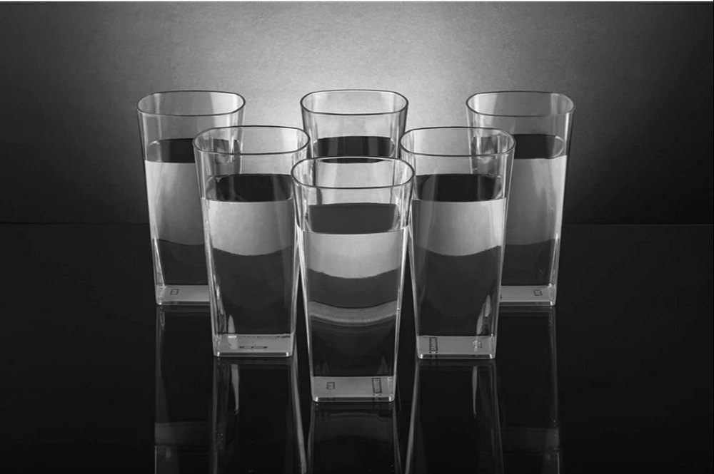 Transparent Unbreakable Plastic Glass, For home / office / hotel, Capacity: 300 ml