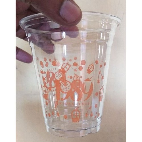 Transparent Milkshake Glass
