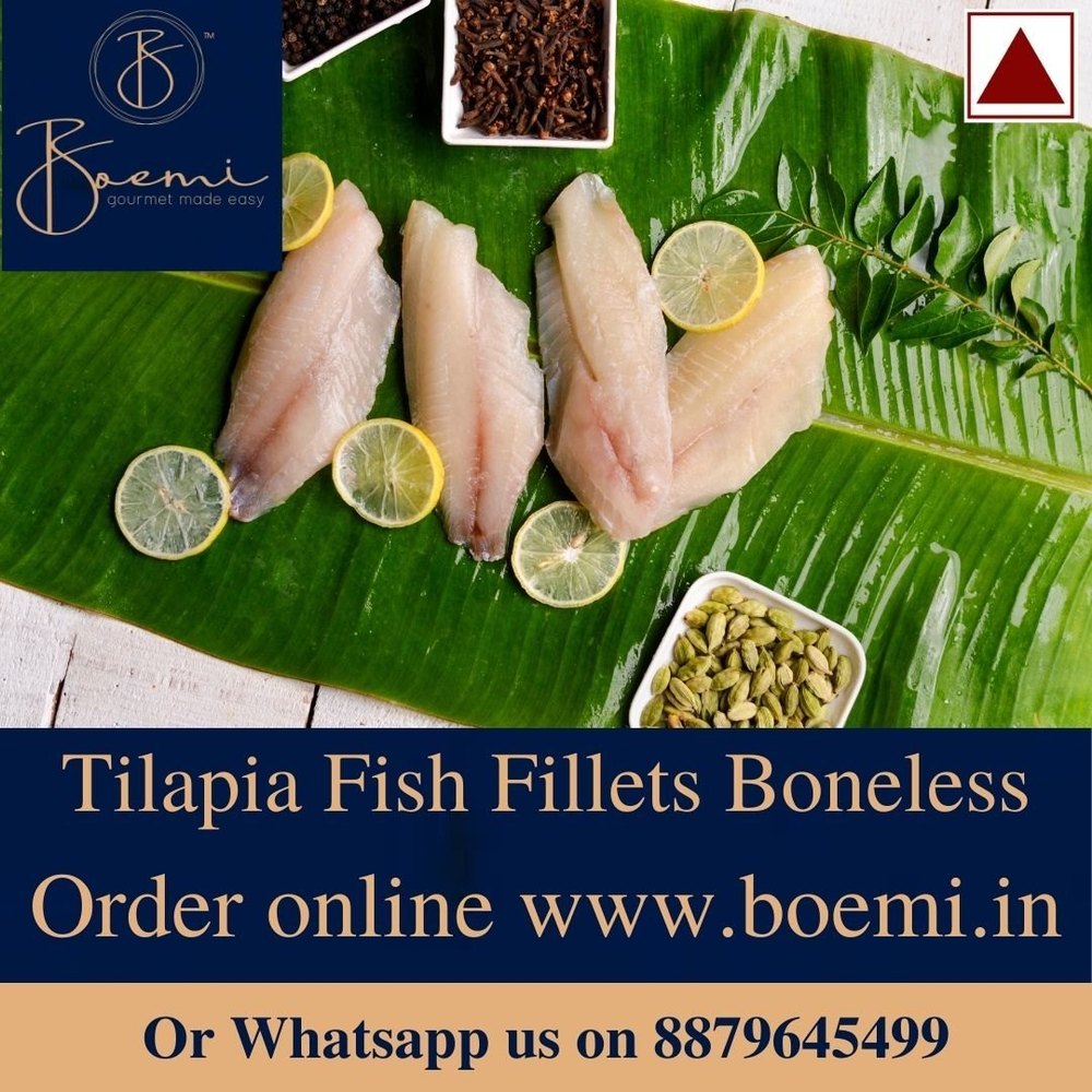 Frozen Tilapia Boneless Fish Fillet, For Restaurant, Kg