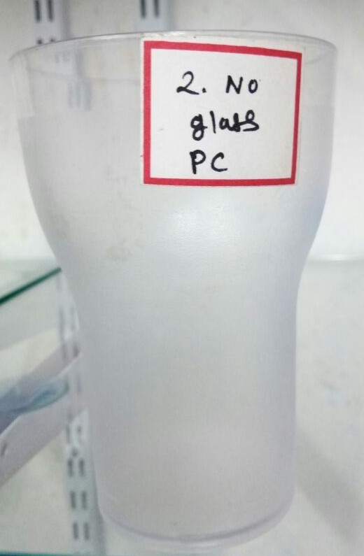 Polycarbonate Transparent 300ml Drinking Glass, For Hotel