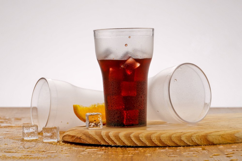 Plastic White Drinking Glasses, For Restaurant, Capacity: 350 Ml