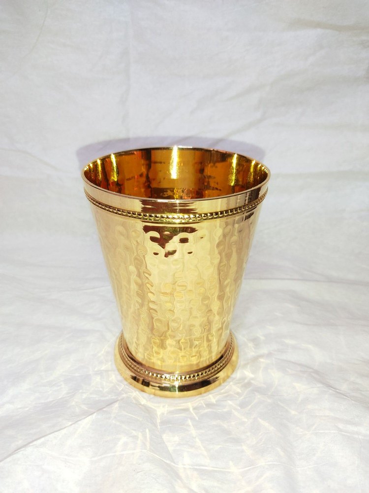 Brass Glass, For Restaurant, Size: 4 Inch