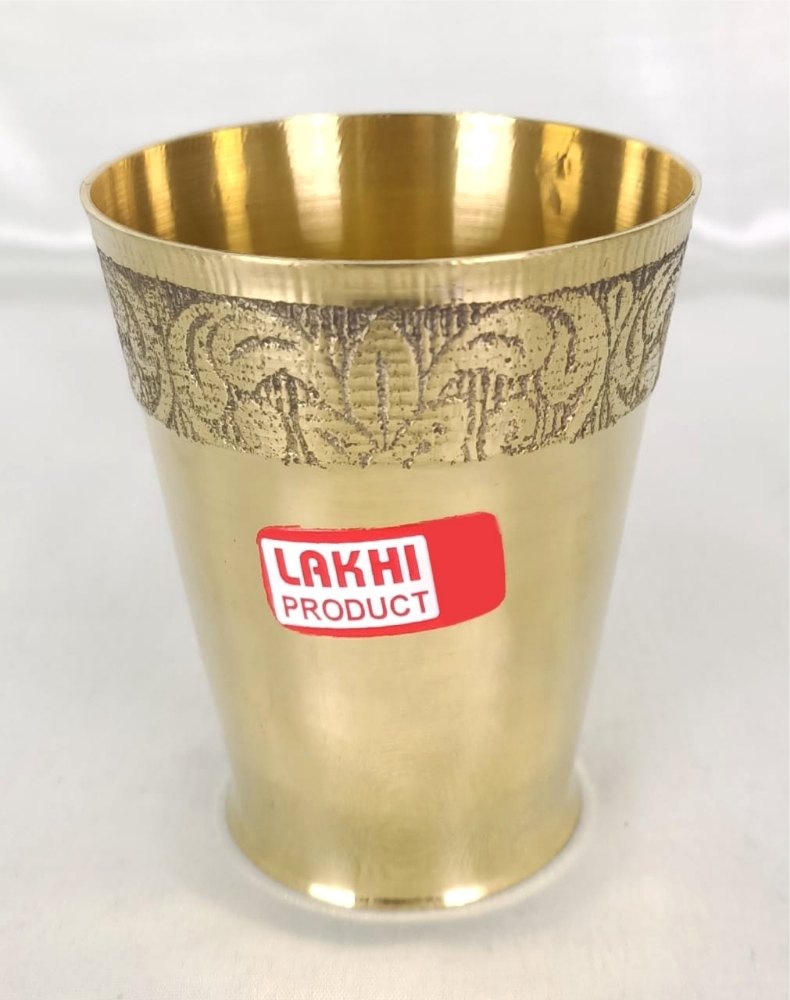 Brass Glassia Embose, For Home/Worship/Gift, Size: 2 Inches