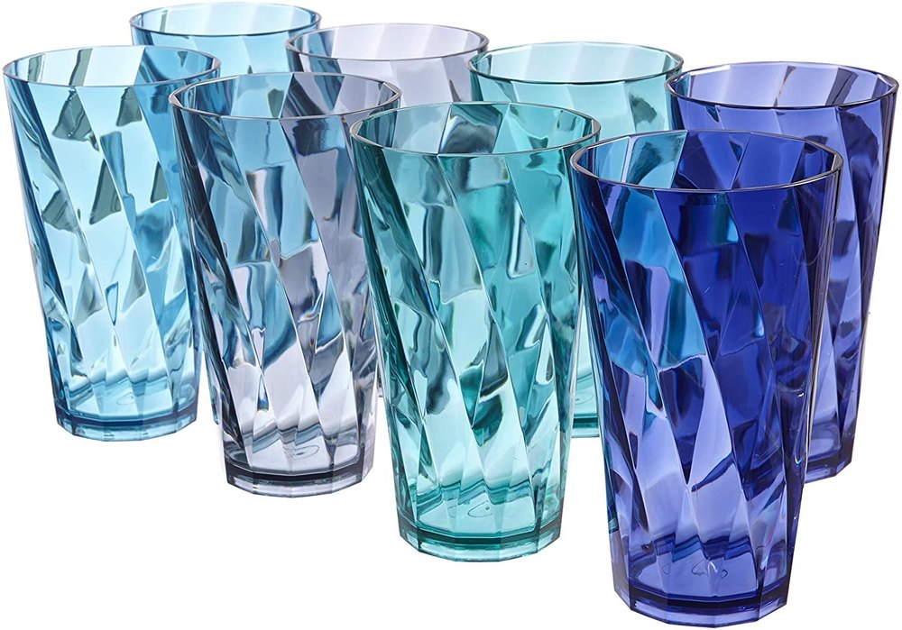 Multifunction Transparent Plastic Tumbler