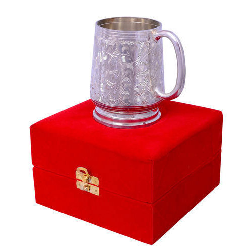 Brass Silver Plated Glass, Packaging Type: Box
