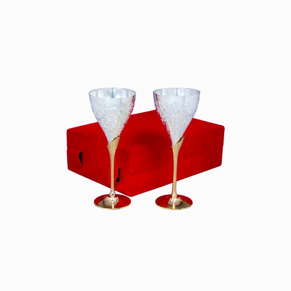 Silver Plated Wine Glass Set
