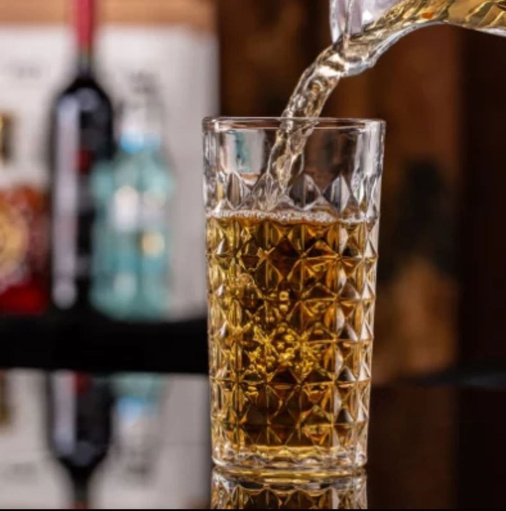 Crystal Water Glass, For Restaurant, Capacity: 360ml