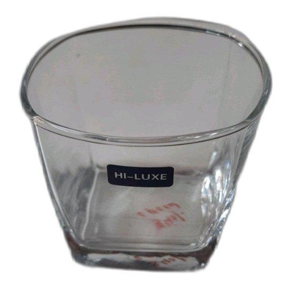 Transparent Hi Luxe Crystal Water Glass, For Kitchen, Capacity: 200ml