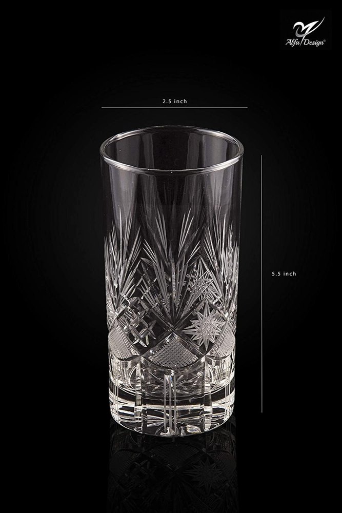 Transparent highball glass, For Home, Capacity: 309 Grams