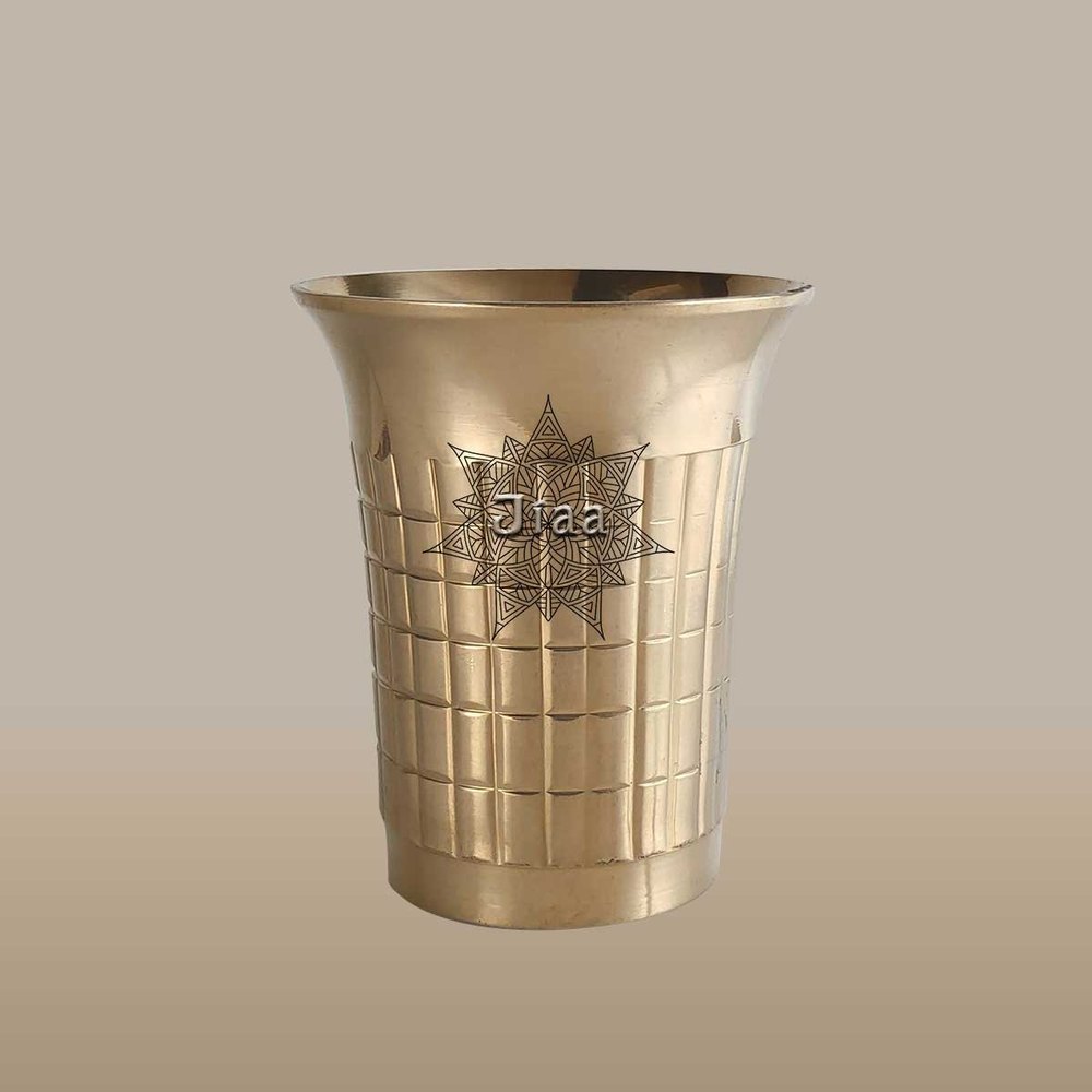 Brass Minakari Glass, Packaging Type: Box