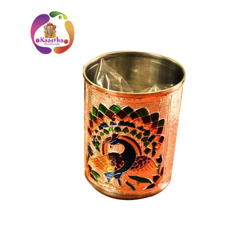 Kaastha Multicolored Meenakari Glass