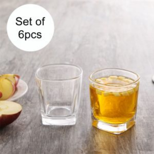Glass ROXX OF 200ML SUPERB TUMBLER SET OF 6PCS (1010), Grams: 200g