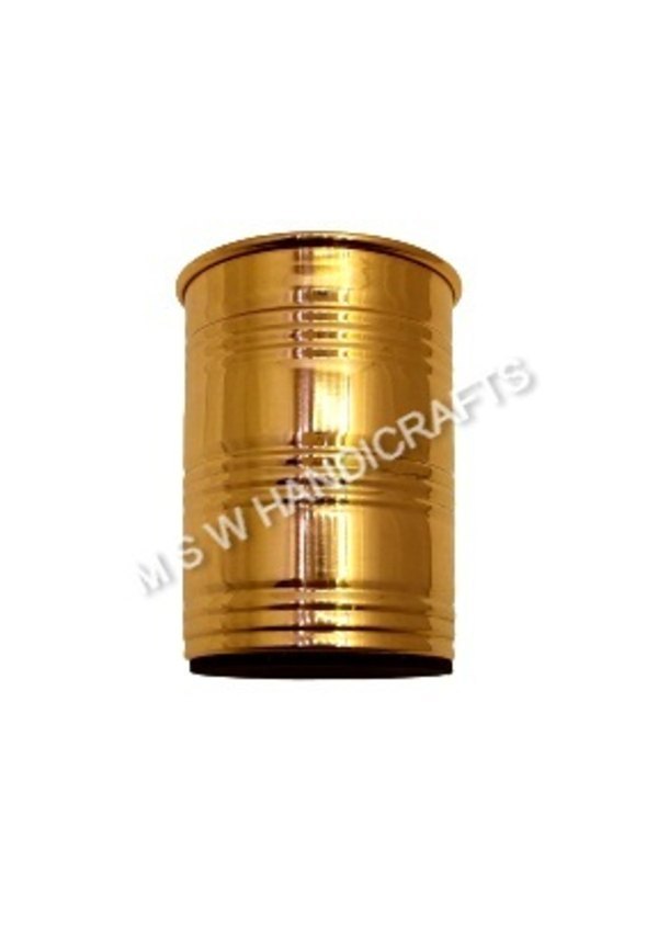 DESIGNER Round COPPER GLASS, Size: 9 X 5.5 X 7 Cm, Capacity: 300 Ml