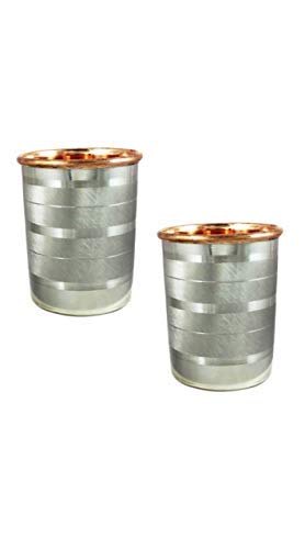 Watern Transparent copper steel glass, For Restaurant, Capacity: 200ml