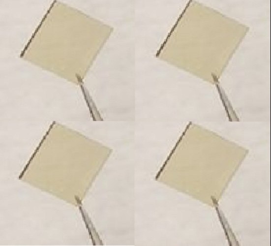 Yellowish Gold-Coated Glass Chips, For Home