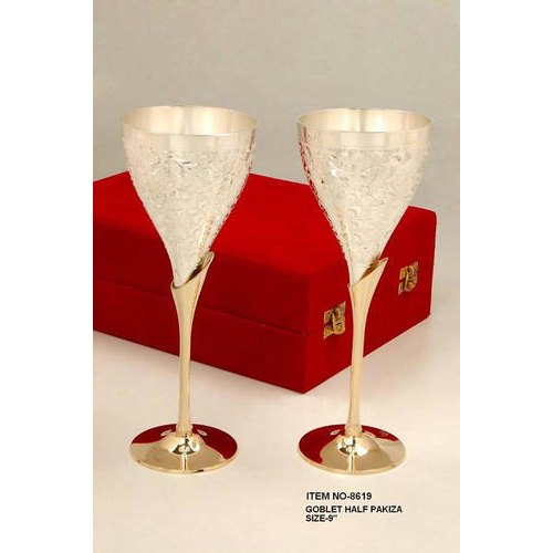 Brass Golden Gold Plating Glass