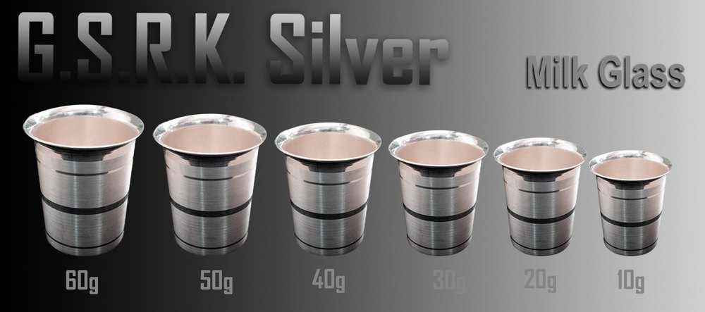 Silver Metal Glass