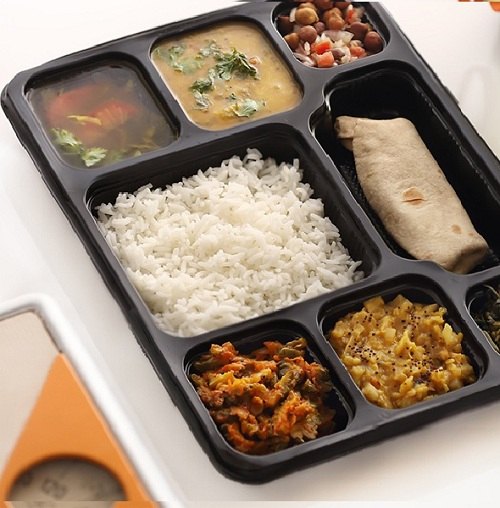 8CP Meal Tray Natraj With LID, Shape: Rectangle