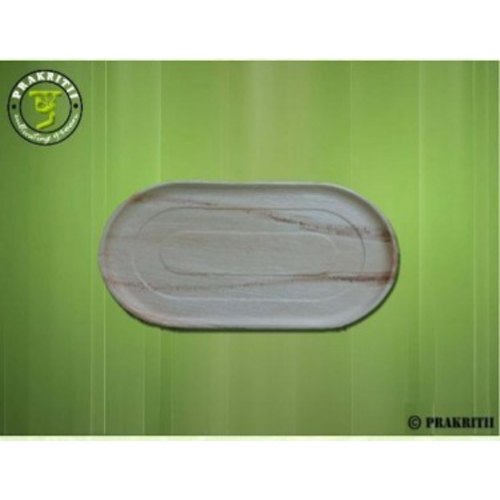 Plain Rectangle Big Serving Tray, Size: 55x30 Cm
