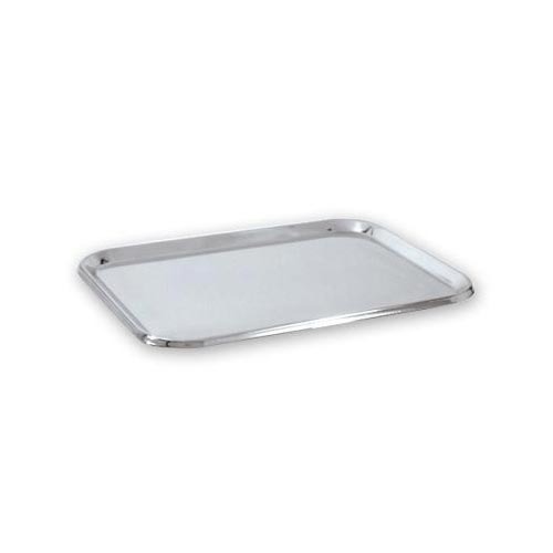 Redberry Silver SS Rectangular Dollar Tray, For Hotel/Restaurant, Shape: Rectangle
