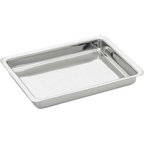 JINDAL BRAND Stainless Steel Tray, For Hotel/Restaurant, Mirror Finish